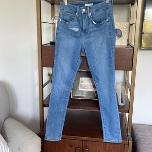 Good American good legs crop jeans